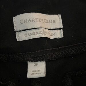 Charter Club Women's Black Leggings